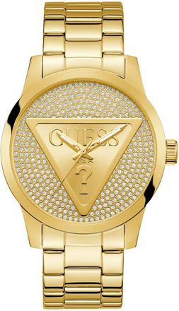 Guess Badge Mens Gold Watch GW0915G1 Stainless Steel - One Size