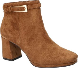Bella Vita Hudson Platform Bootie in Cognac Suede at Nordstrom, Size 8.5