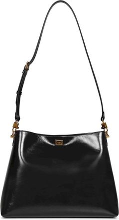 Dolce & Gabbana Vittoria Grote Schoudertas - Dames - Schoudertassen - Zwart - ONE Size - Leer - Tassen