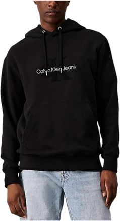 Calvin Klein Pullover Hoodie - Heren - Hoodies - Zwart - M - Katoen - Hoodies & sweatvesten