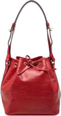 Louis Vuitton Pre-owned Petit Noe - Dames - Vintage Tas - Rood - ONE Size - Leer - Vintage