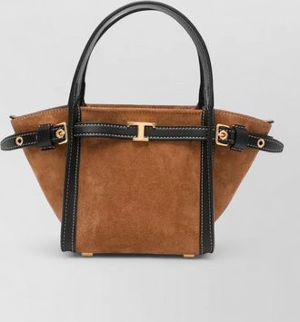 Tod's suede leather mini bag