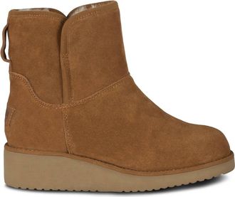 Cloud Nine Womens Wedge Boot In Chestnut