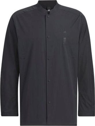 adidas Premium Woven Sport Long Sleeve Shirt Asia Sizing Black IW1510