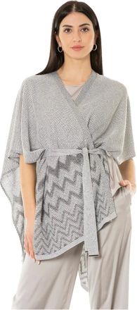D.exterior Poncho Degrade Lux - - Jackets - Donna - Grigio - M