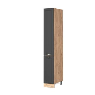 Vicco Armario De Farmacia Fame-line, Antracita-oro, 30 Cm