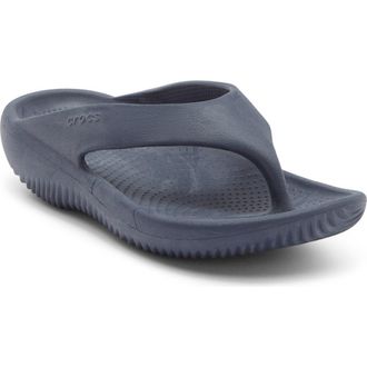 Crocs Mellow Recovery Flip Flop Sandal in Navy at Nordstrom Rack, Size 10