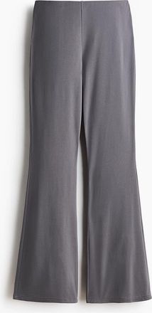H&M Flared Modal-blend Pants in Dark Gray at Nordstrom, Size X-Small