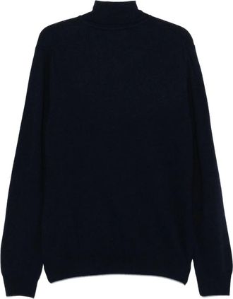Hackett Maglieria in Merino e Cashmere - - Knitwear - Uomo - Blu - L