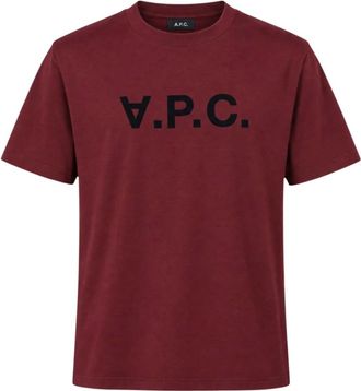 A.P.C. Standard Grand Vpc Gots - - Tops - Uomo - Rosso - 2XL