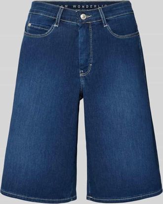 M.A.C Wide Leg Bermudas mit Eingrifftaschen Modell DREAM in Marine, Gr&ouml;&szlig;e 32