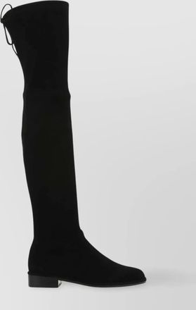 Stuart Weitzman suede over-the-knee round toe boots