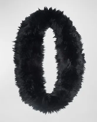 Gorski Select Lamb Shearling Infinity Scarf