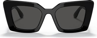 Burberry Sunglasses Be4344 300187 Daisy Black/Dark Grey Women