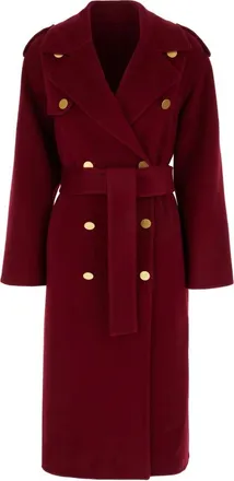 Alberta Ferretti Donna, Cappotti, Rosso, S, new