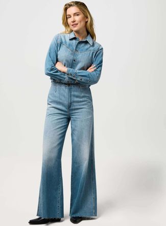 Wrangler Overall WRANGLER WRANGLER Overall Radiating Coverall, Damen, Gr. M, N-Gr, blau, Obermaterial: 100% Baumwolle CO., Overalls Overall