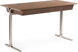 AM.PM Bureau in notenhoutfineer, poten van gesatineerd nikkel, Jackson