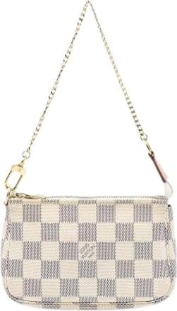 Louis Vuitton Pre-owned Mini Bags, female, White, Size: ONE SIZE Pre-owned Canvas Mini Bag