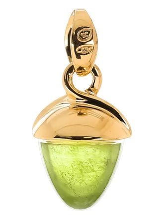 Tamara Comolli 18K yellow gold Mikado peridot pendant