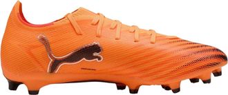 Puma Ultra 6 voetbalschoenen voor heren, voor harde ondergrond (Oranje/zwart)