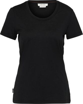 Icebreaker Merino 150 Tech Lite S/S Scoop Tee Merinoshirt f&uuml;r Damen | schwarz
