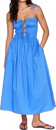 Minkpink Liana Midi Dress In Blue