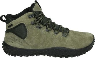 Merrell Wrapt Mid WP - Heren - Wandelschoenen - Groen - 46 EU - Leer - Fitness