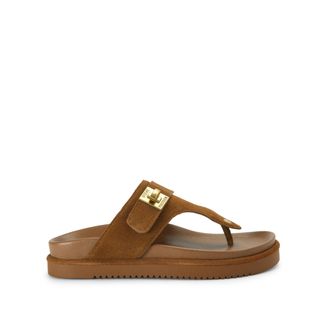 Steve Madden Womens Suede Tuned In 839 Sandals - Brown - Size UK 7