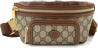 Gucci Gg Supreme Leather Fanny Pack (Pre-Owned)
