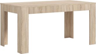 Home Heavenly Home Heavenly - Mesa De Comedor Uki, Dise&ntilde;o Moderno De L&iacute;neas Simples, Con Patas En L Y F&aacute;cil Mantenimiento. Color: Cambrian