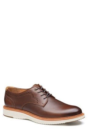Johnston & Murphy Upton 175th Plain Toe Derby in Tan Oiled American Full Grain at Nordstrom Rack, Size 9.5