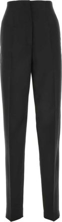Sportmax Black polyester Marche pant