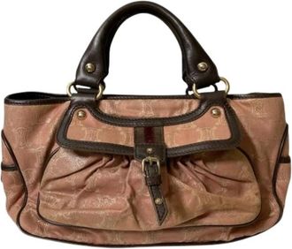 Celine Pre-owned Handbags, female, Beige, Size: ONE SIZE Pre-owned Fabric celine-bags