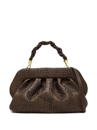 Themoirè Bios clutch bag - women - Fabric - One Size - Brown