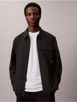 Calvin Klein Mens Tech Pique T-Shirt - Grey - XS