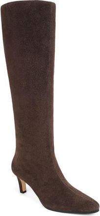 Veronica Beard Aisla Knee High Boot in Espresso Suede at Nordstrom, Size 5.5