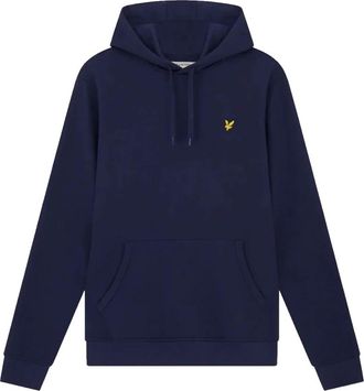 Lyle & Scott Navy Pullover Hoodie - Heren - Hoodies - Blauw - XL - Katoen - Hoodies & sweatvesten
