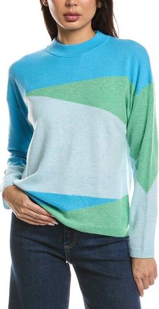 Fort&eacute; Cashmere Waves Crewneck Cashmere Sweater