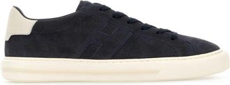 Hogan Dark Blue Suede Sneakers