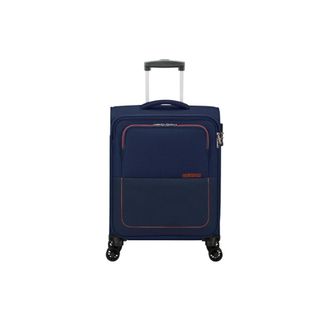 American Tourister Zachte cabine trolley met TSA-slot - unisex - Handbagage koffer - Blauw - ONE Size - Polyester - Koffers