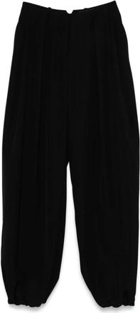 Jacquemus Calisson Broek - Dames - Wijde Broeken - Zwart - S - Katoen - Broeken
