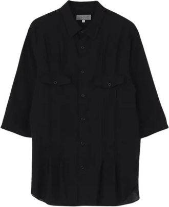 Yohji Yamamoto Hombre, Camisas, Negro, Talla: L