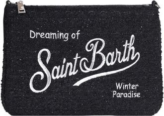 MC2 Saint Barth Tassen, Dames, Zwart, ONE Size, Leer, Aline Pouch