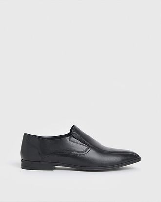 Jacamo Leather Slip On Extra Wide