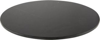 Maisons du monde Tablero de mesa profesional de m&aacute;rmol negro para 2/4 personas D.70