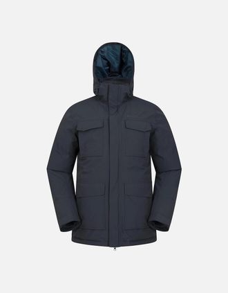 Mountain Warehouse Mens Mountain Warehouse Mens Concord Extreme Down Long Length Jacket - Blue - Size: 46/Regular