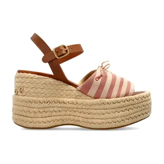 Chlo&eacute; Wedges, female, Pink, Size: 11 US Isla Wedge Espadrille