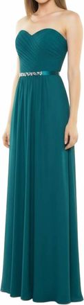 Milano Formals Radiant Elegance Gown In Teal
