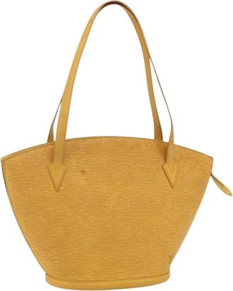 Louis Vuitton Saint Jacques Epi Leather Yellow Leather Handbag (Pre-Owned)