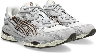 Asics Mens Sneakers Gel-Nyc Cream-Cement Grey Trainers Cream/cement